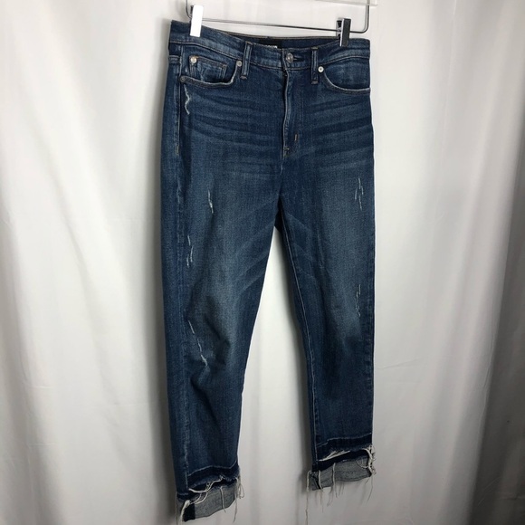 HUDSON Zoeey High Rise Straight Crop Denim 0249 - Picture 1 of 3